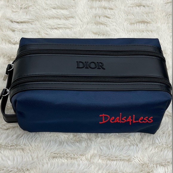 Dior Pouch Toiletry Case Cosmetic Bag Travel Holdall NEW - Picture 4 of 10